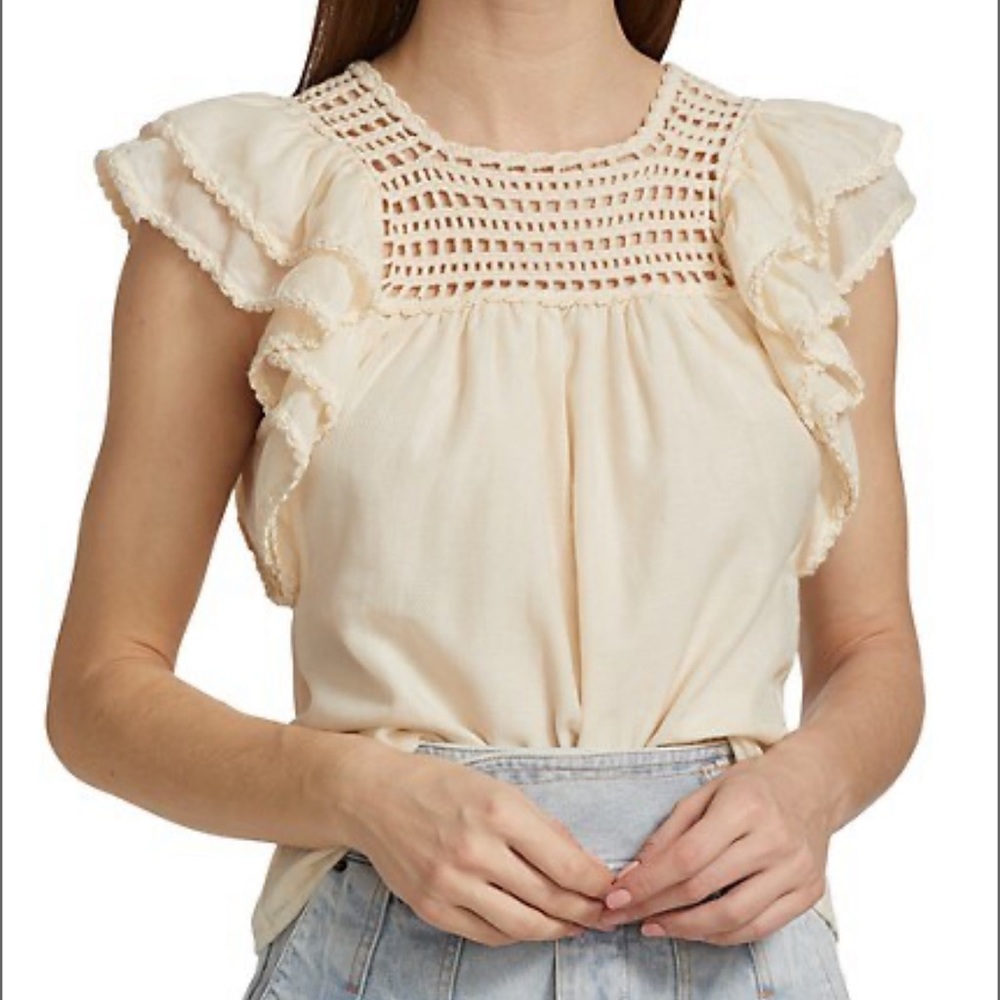Magali Pascal Anthropologie Lottie top. Gorgeous Completely lined.  XS and Small